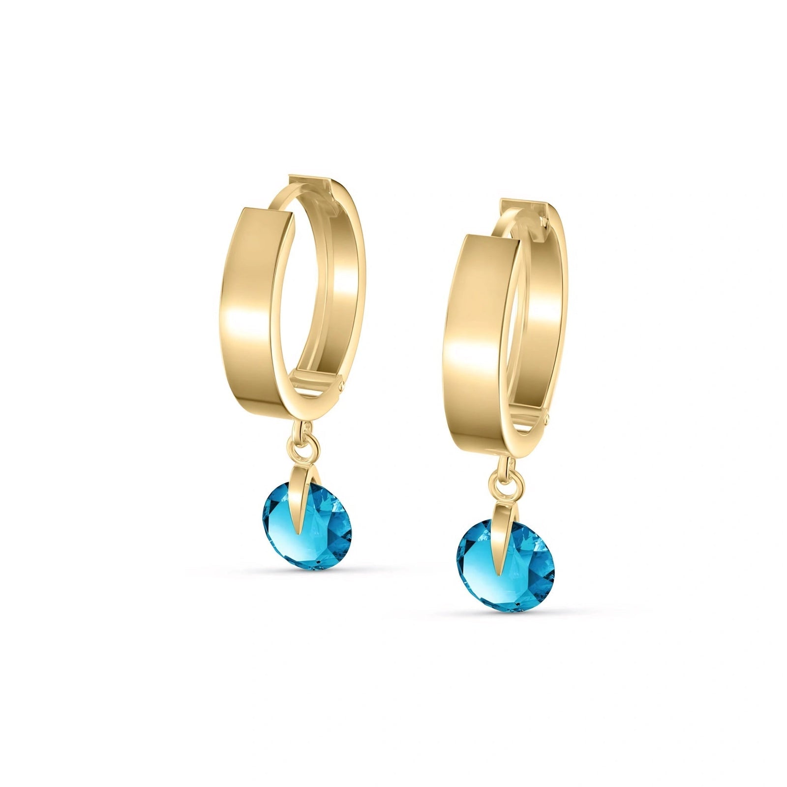 Yellow Gold Blue Topaz — Mariaazzurra