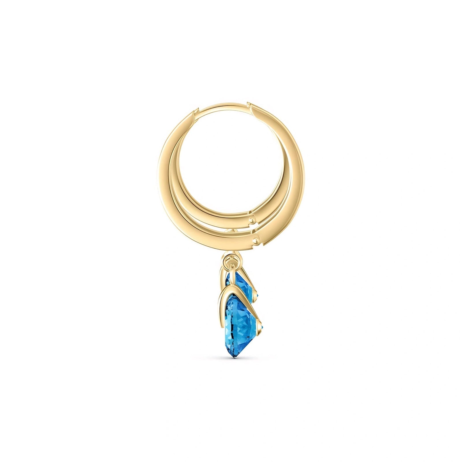 Yellow Gold Blue Topaz — Mariaazzurra