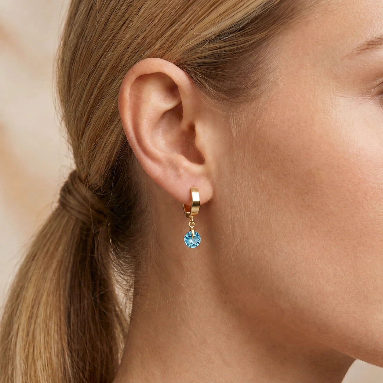 Yellow Gold Blue Topaz — Mariaazzurra