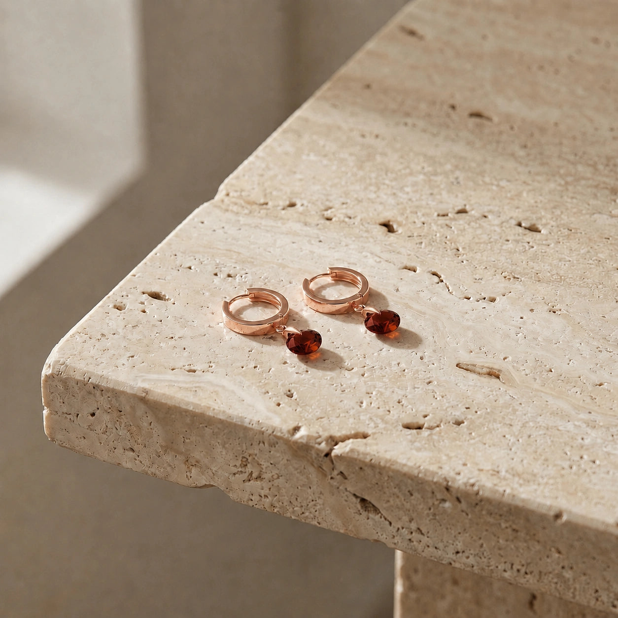 Rose Gold Garnet — Mariaazzurra