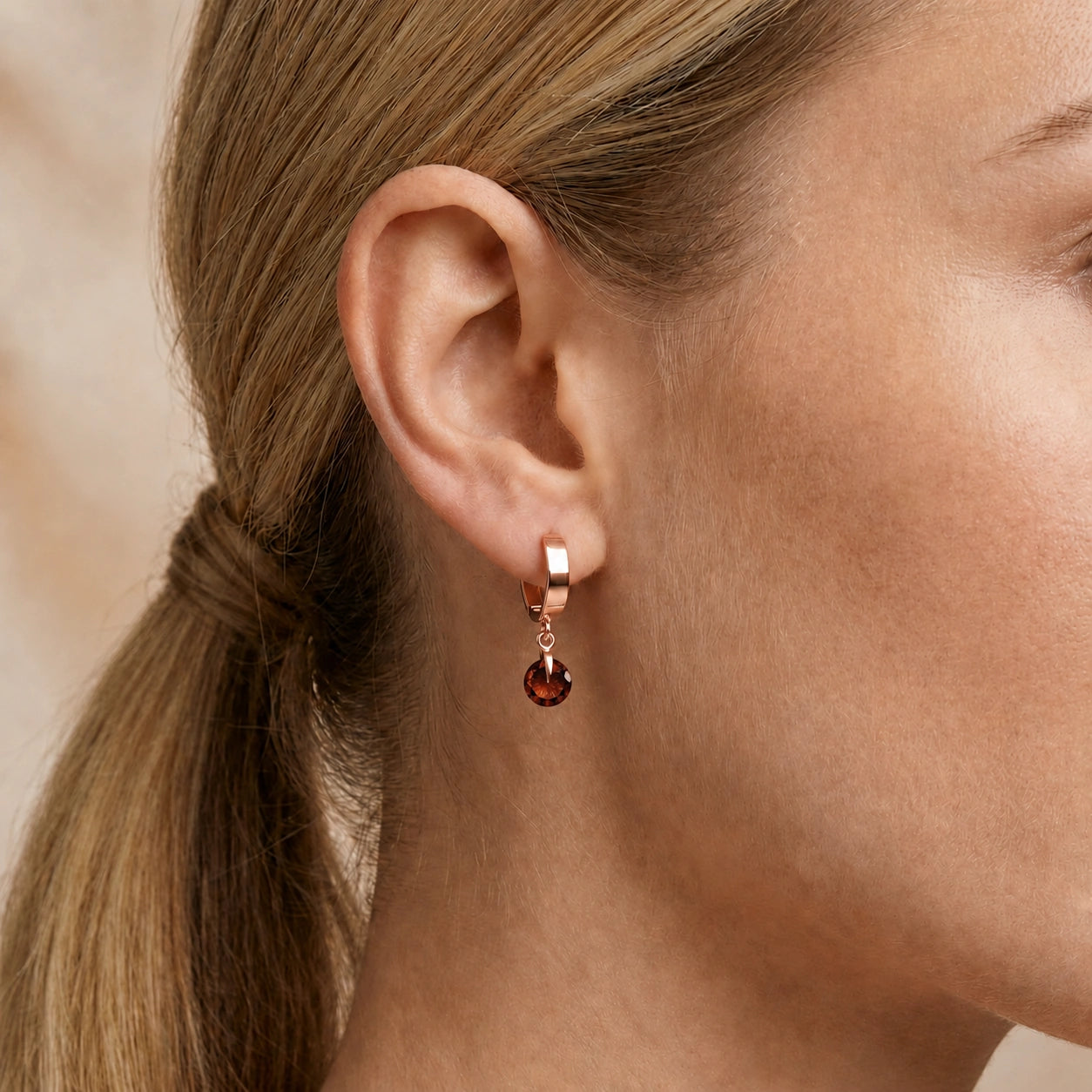 Rose Gold Garnet — Mariaazzurra