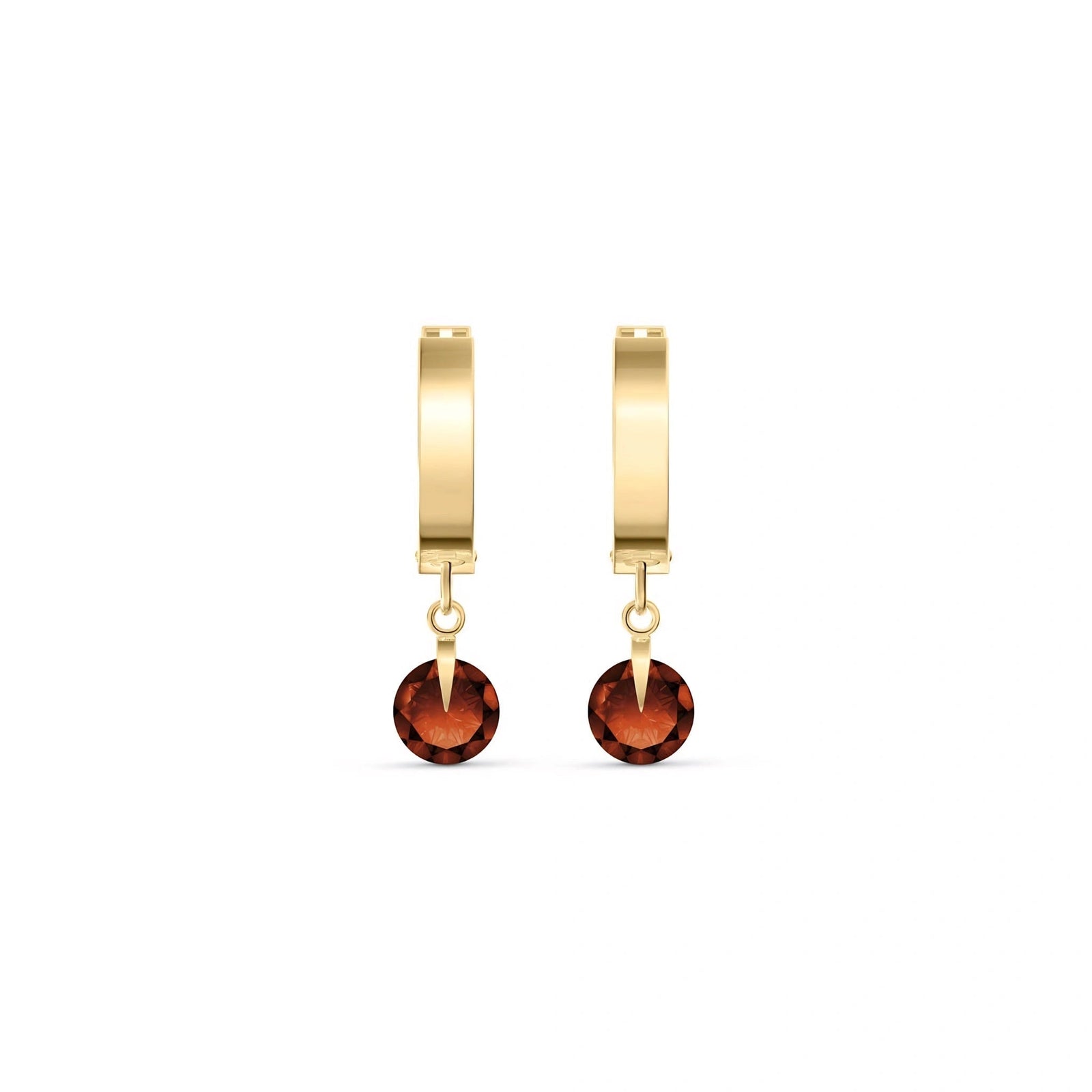 Yellow Gold Garnet — Mariaazzurra