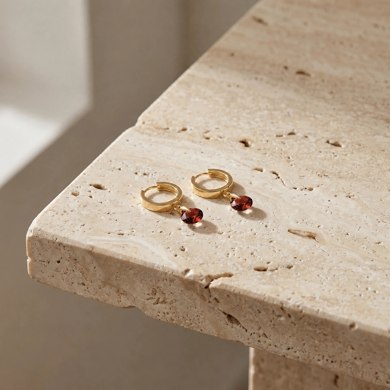 Yellow Gold Garnet — Mariaazzurra