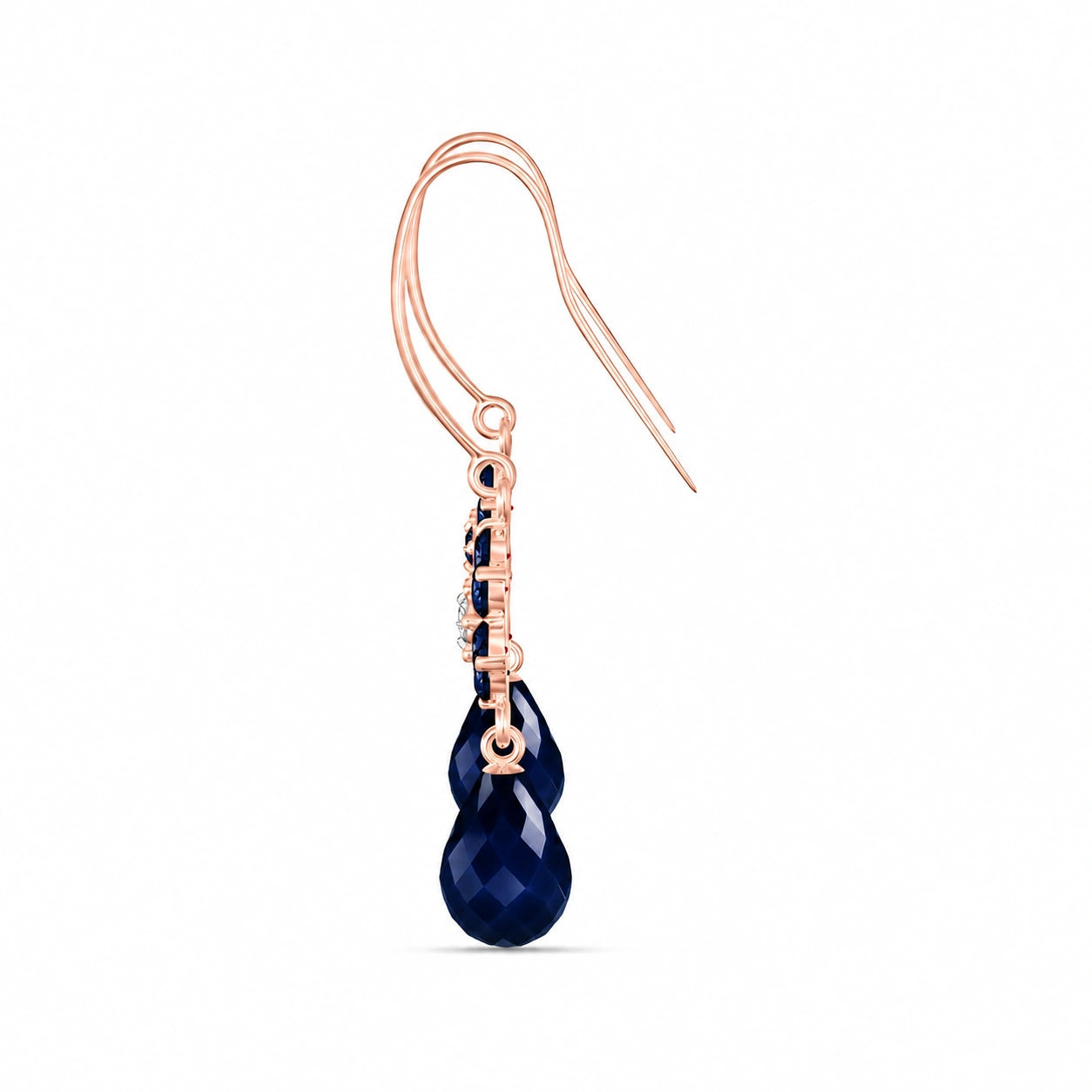 Rose Gold Diamond & Sapphire — Mariabattistina