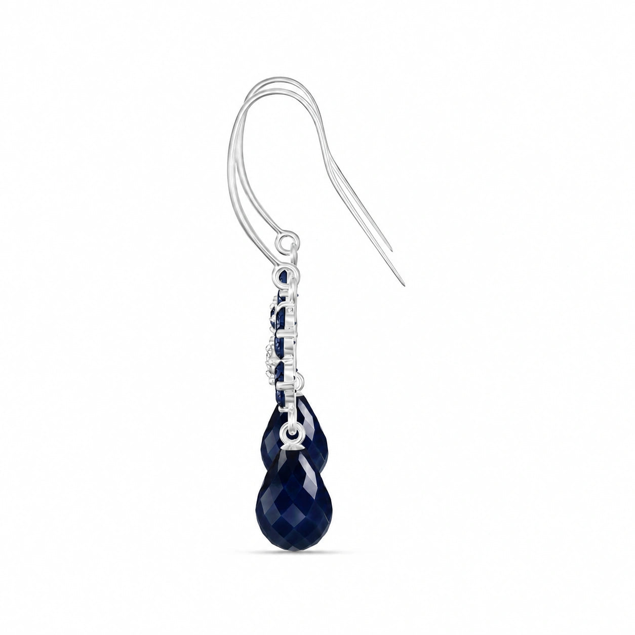 White Gold Diamond & Sapphire — Mariabattistina