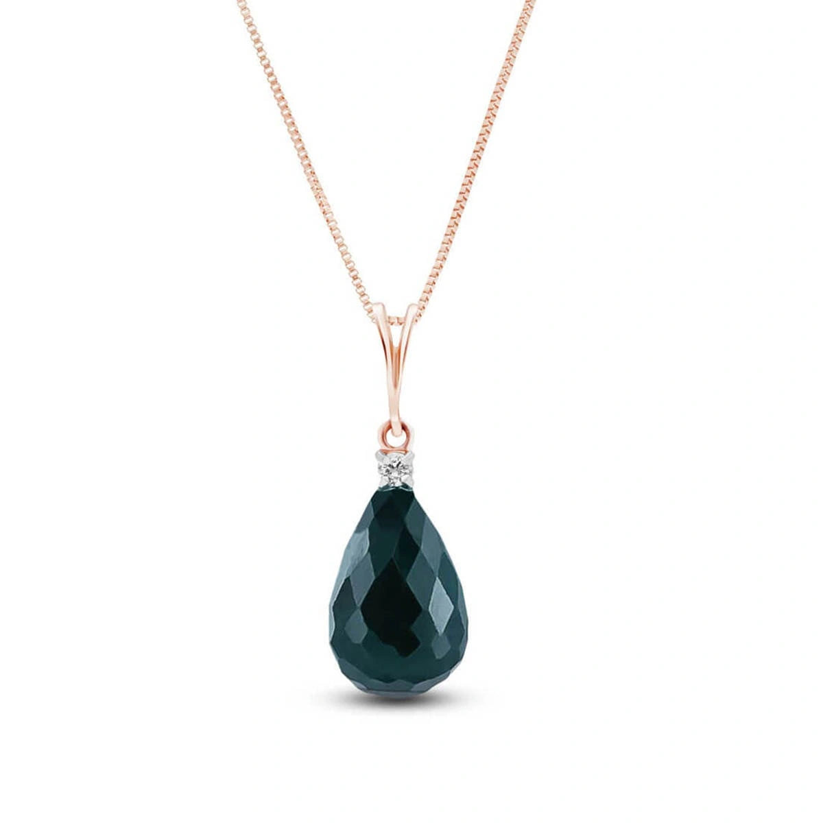 Rose Gold Diamond & Emerald — Mariabella
