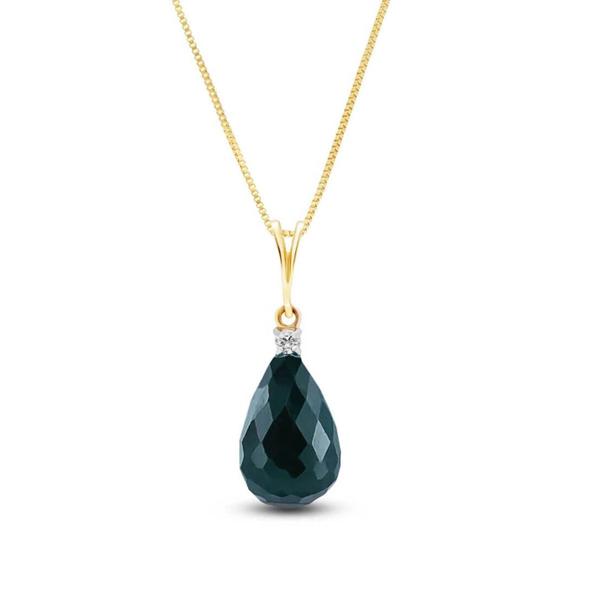 Yellow Gold Diamond & Emerald — Mariabella