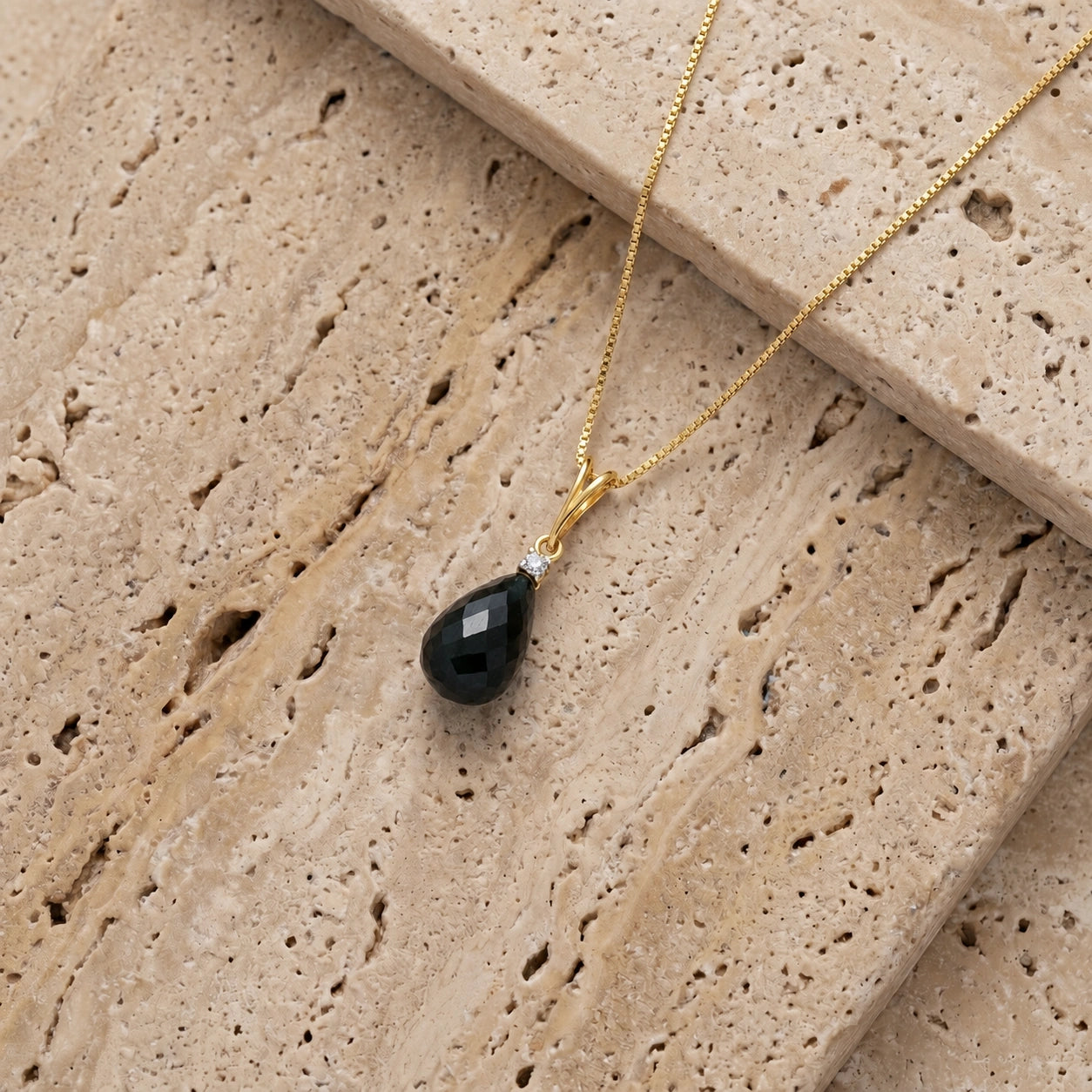 Yellow Gold Diamond & Emerald — Mariabella