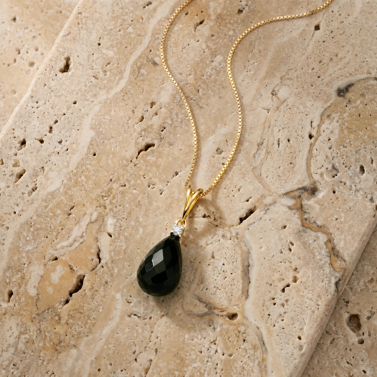 Yellow Gold Diamond & Emerald — Mariabella
