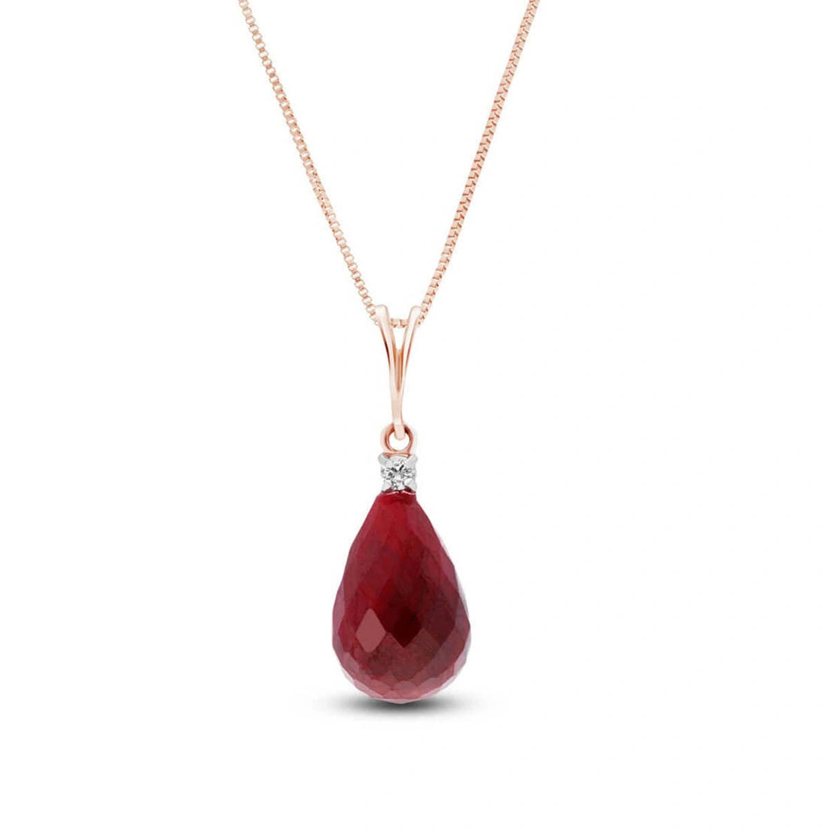 Rose Gold Diamond & Ruby — Mariabella