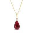 Yellow Gold Diamond & Ruby — Mariabella