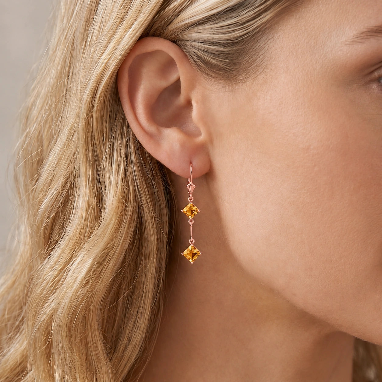 Rose Gold Citrine — Mariaberenice