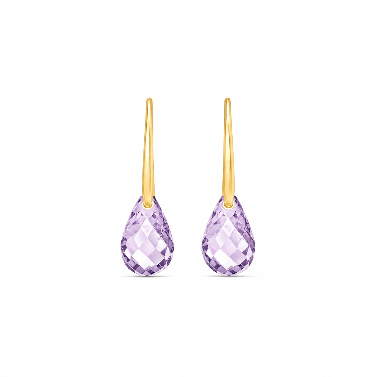 Yellow Gold Amethyst & Diamond — Mariabernarda