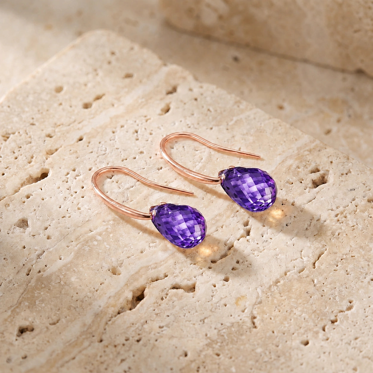 Rose Gold Amethyst — Mariabernarda