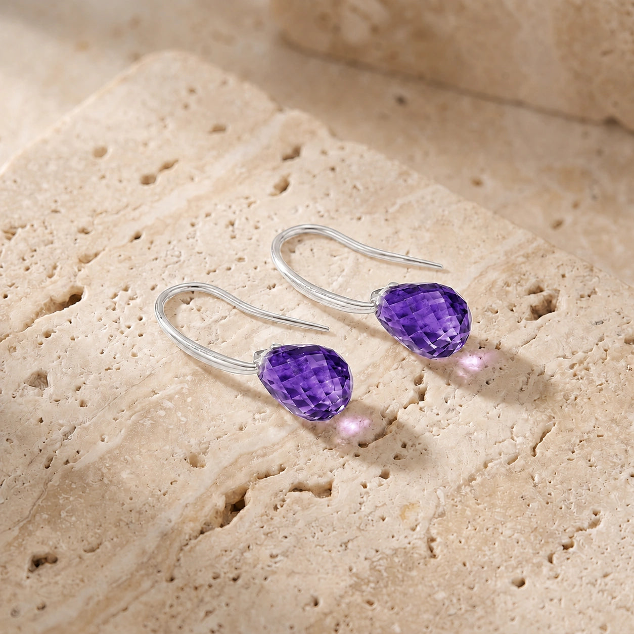 White Gold Amethyst — Mariabernarda