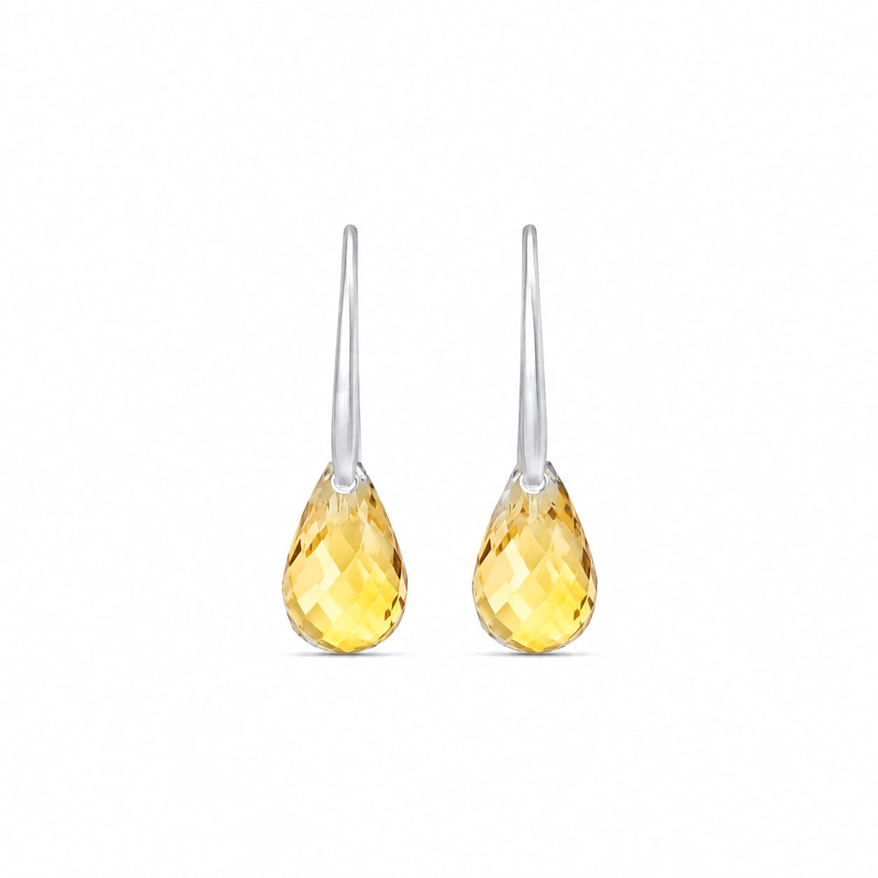White Gold Citrine & Diamond — Mariabernarda