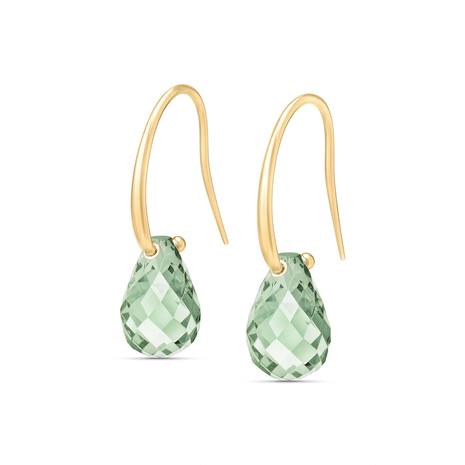 Yellow Gold Green Amethyst — Mariabernarda