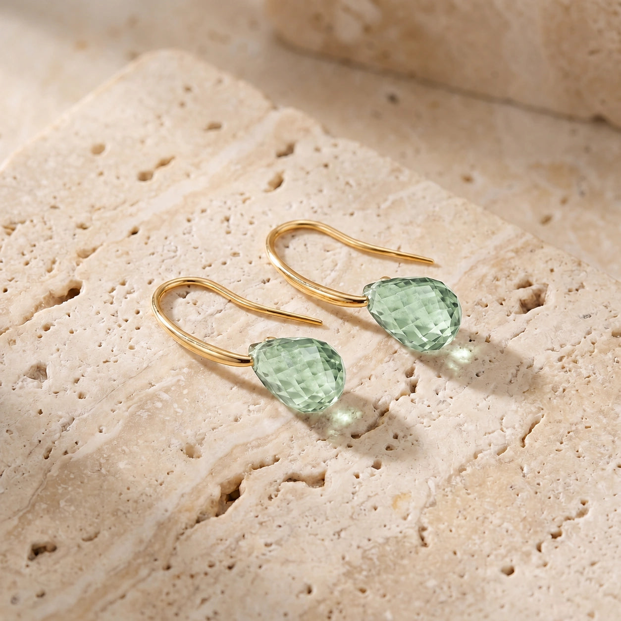 Yellow Gold Green Amethyst — Mariabernarda