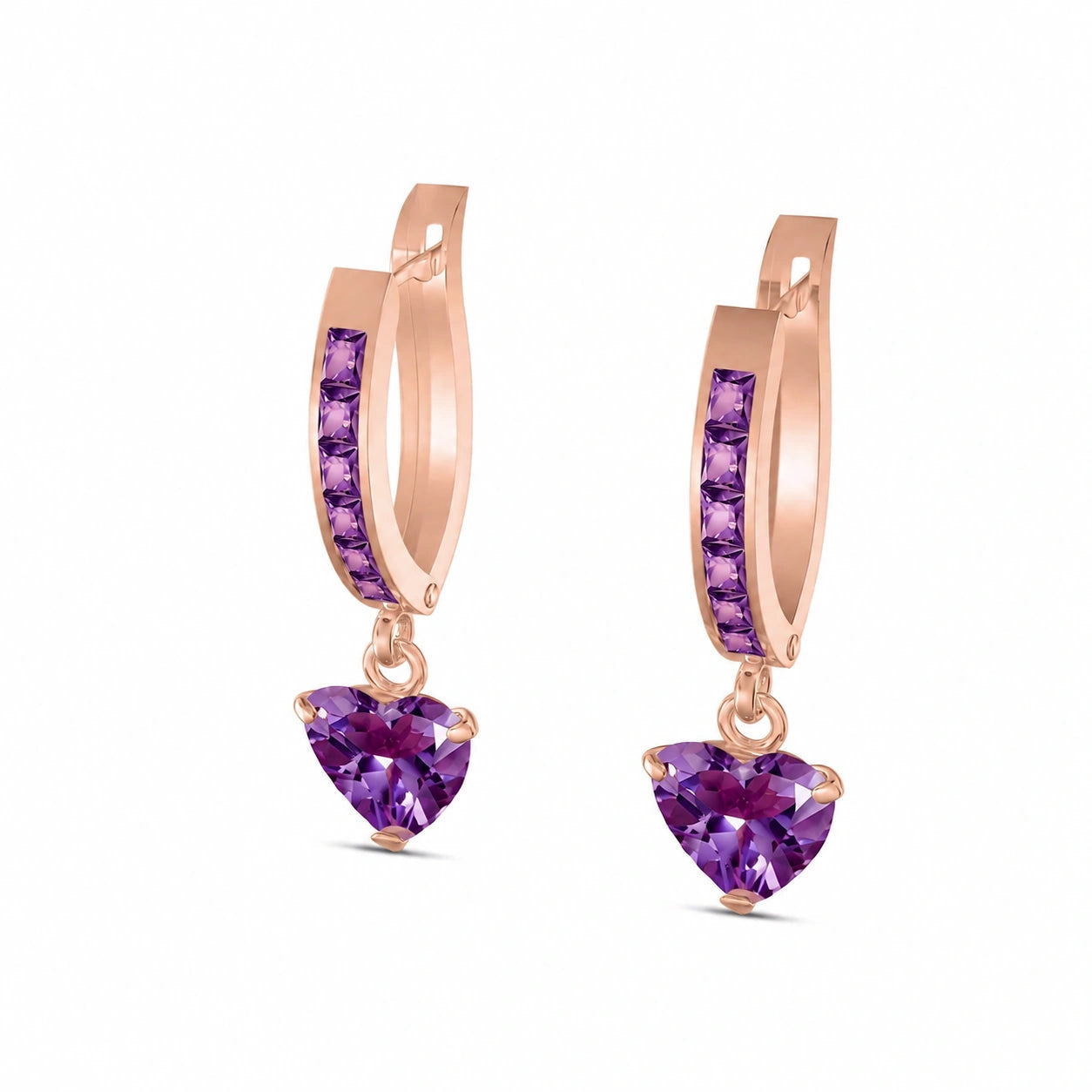 Rose Gold Amethyst — Mariabianca