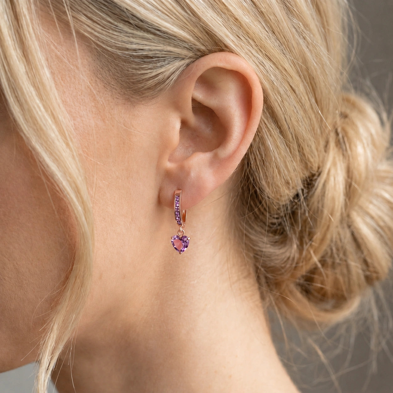 Rose Gold Amethyst — Mariabianca