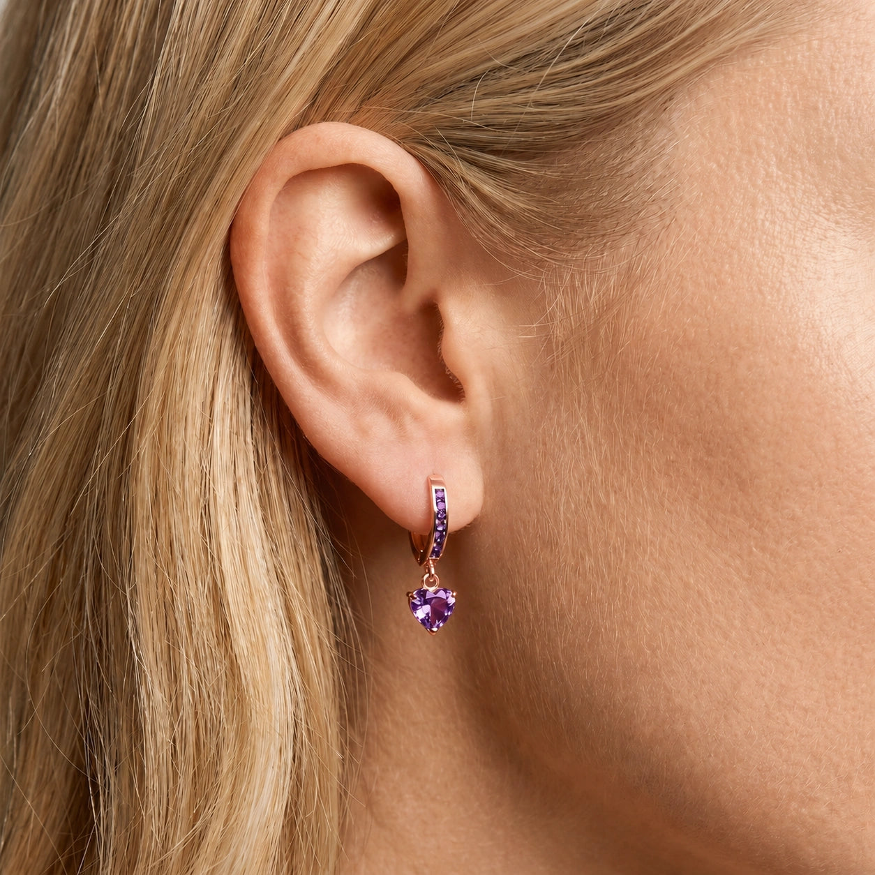 Rose Gold Amethyst — Mariabianca