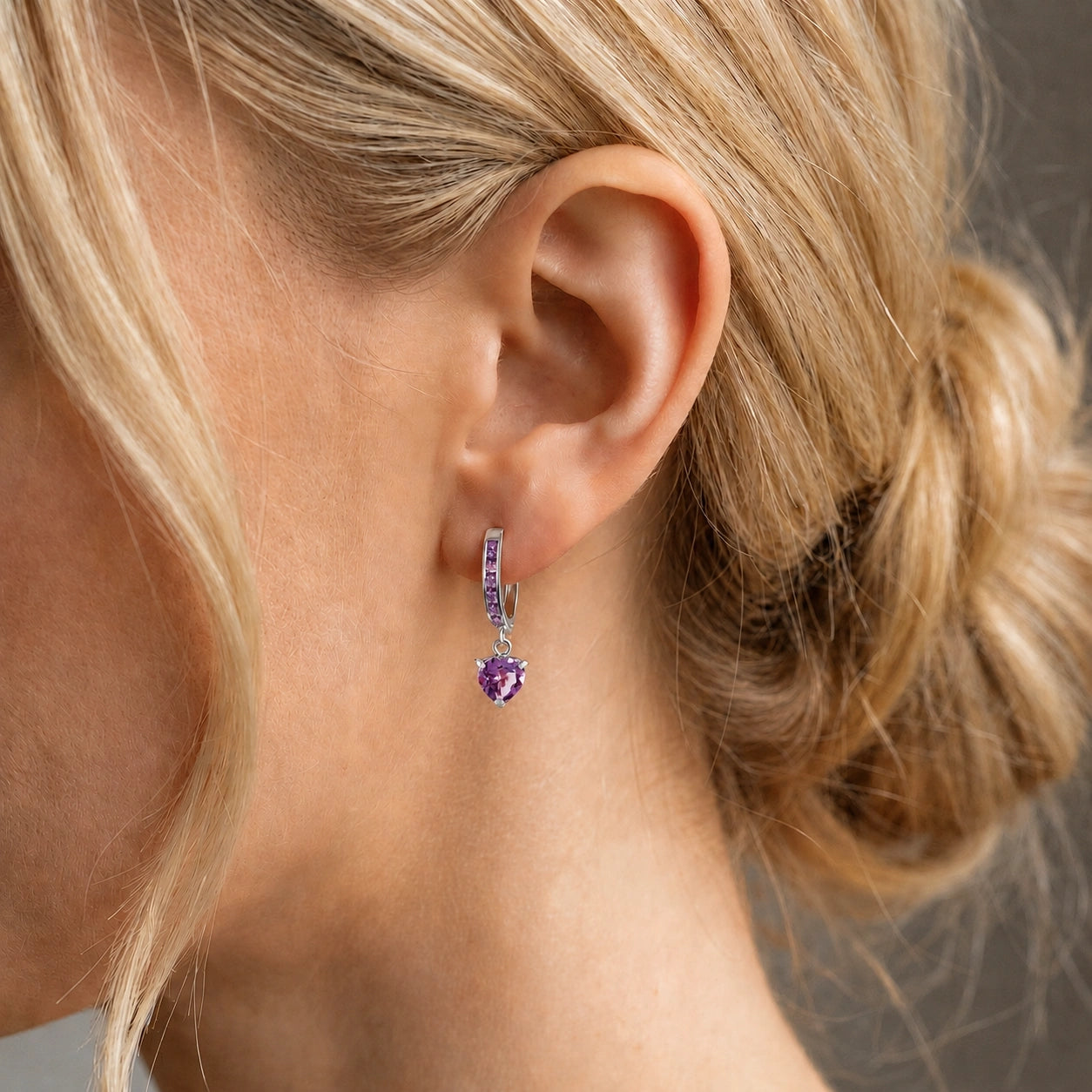 White Gold Amethyst — Mariabianca