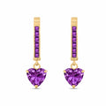 Yellow Gold Amethyst — Mariabianca