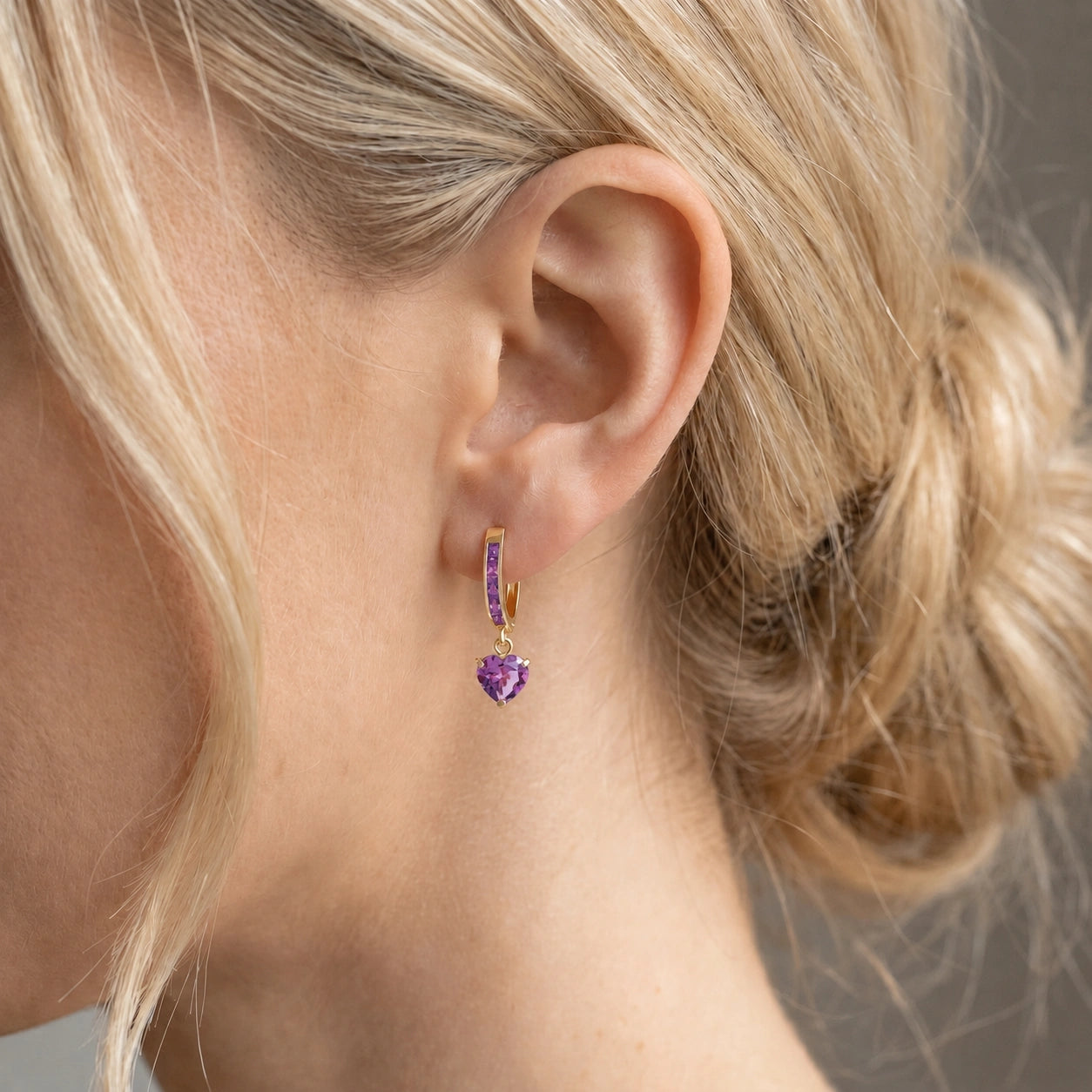 Yellow Gold Amethyst — Mariabianca