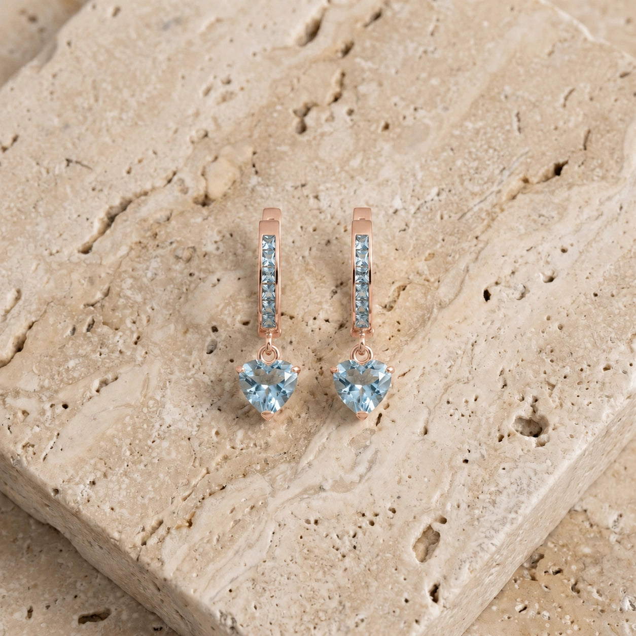Rose Gold Aquamarine — Mariabianca