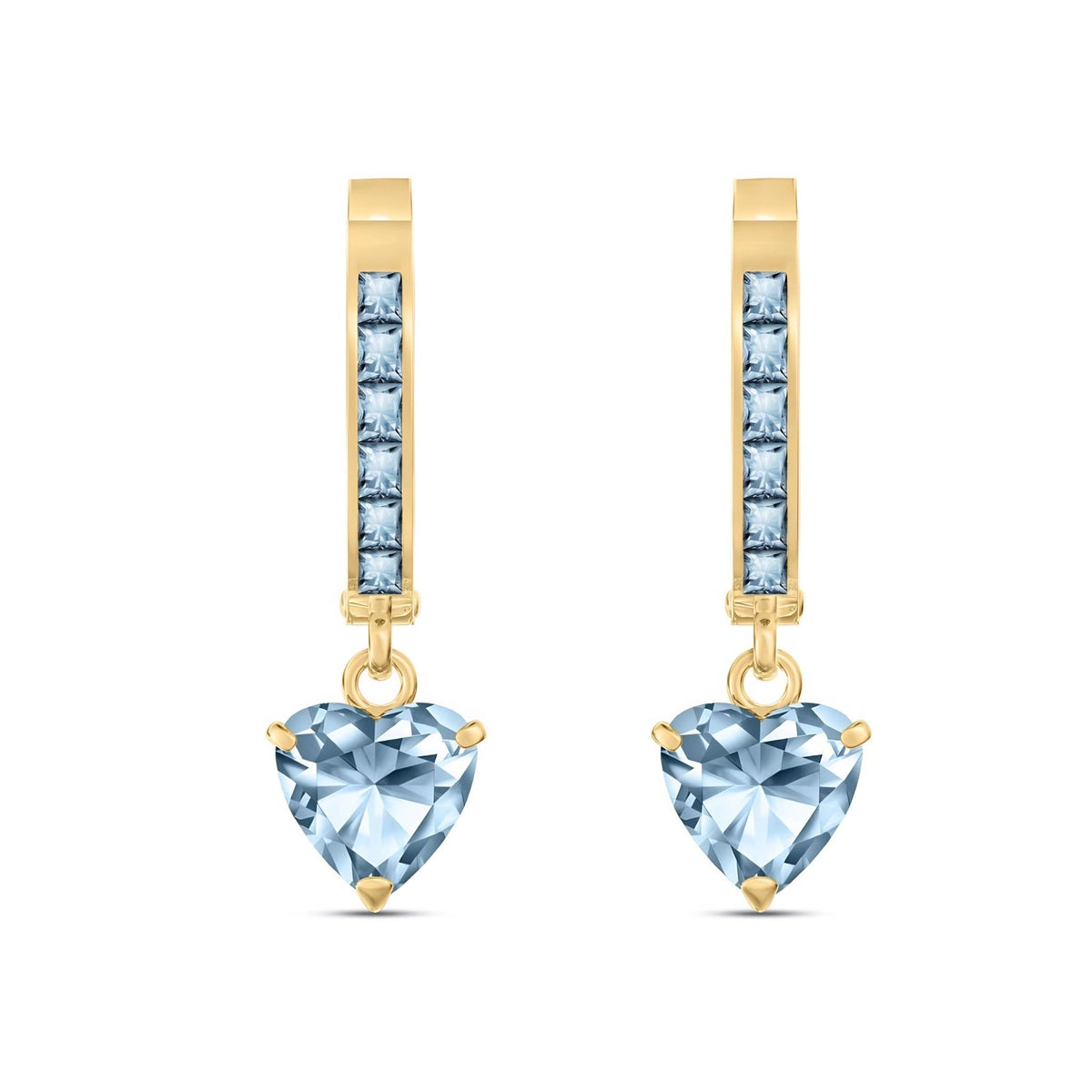 Yellow Gold Aquamarine — Mariabianca