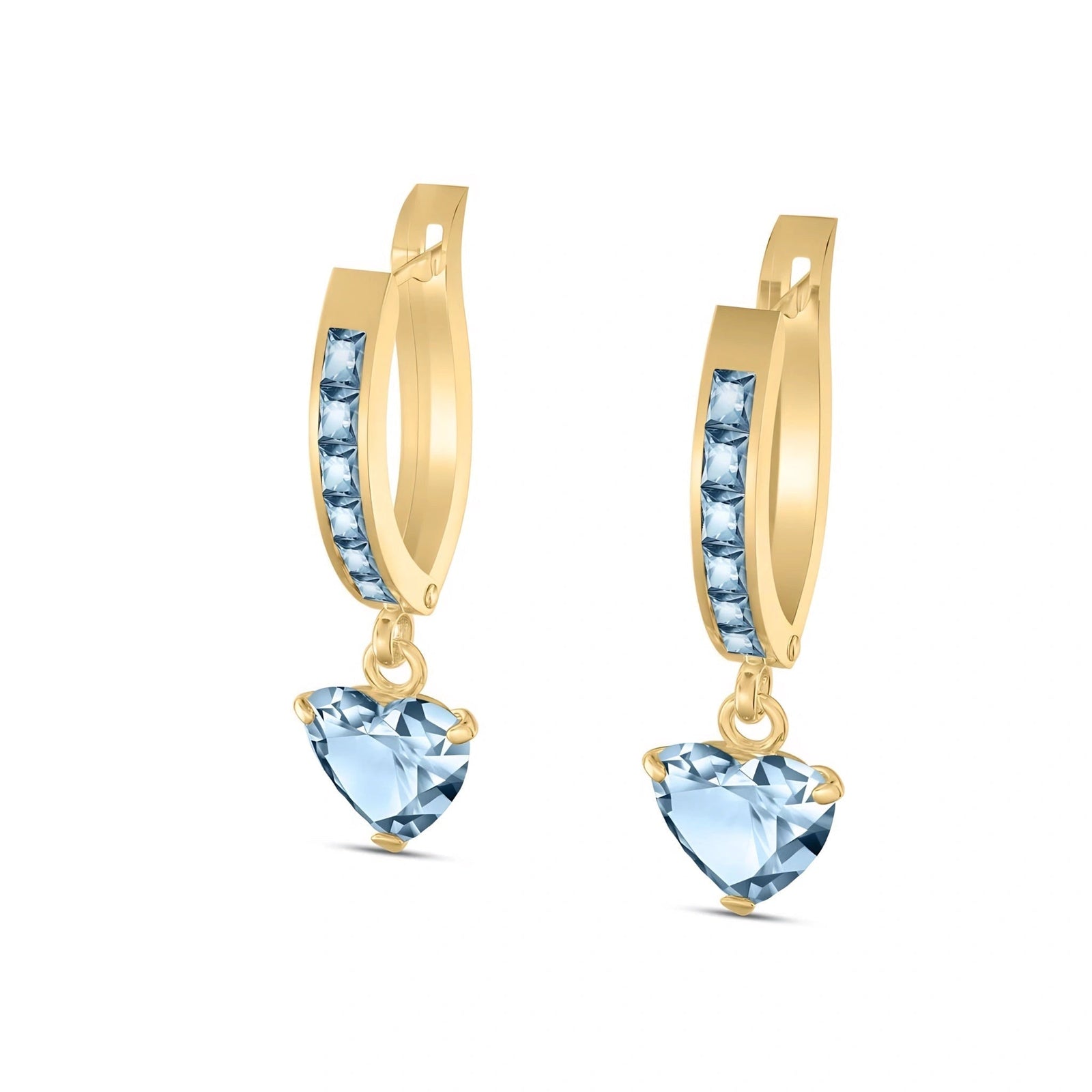 Yellow Gold Aquamarine — Mariabianca