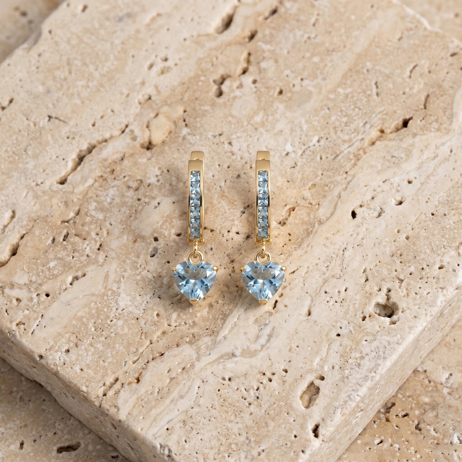 Yellow Gold Aquamarine — Mariabianca