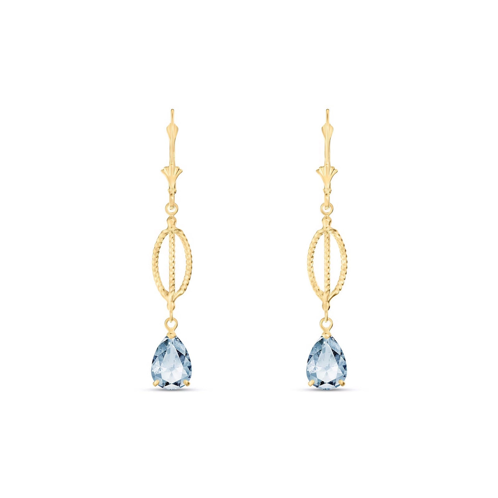 Yellow Gold Heritage Earrings Citrine 10K — Carolina