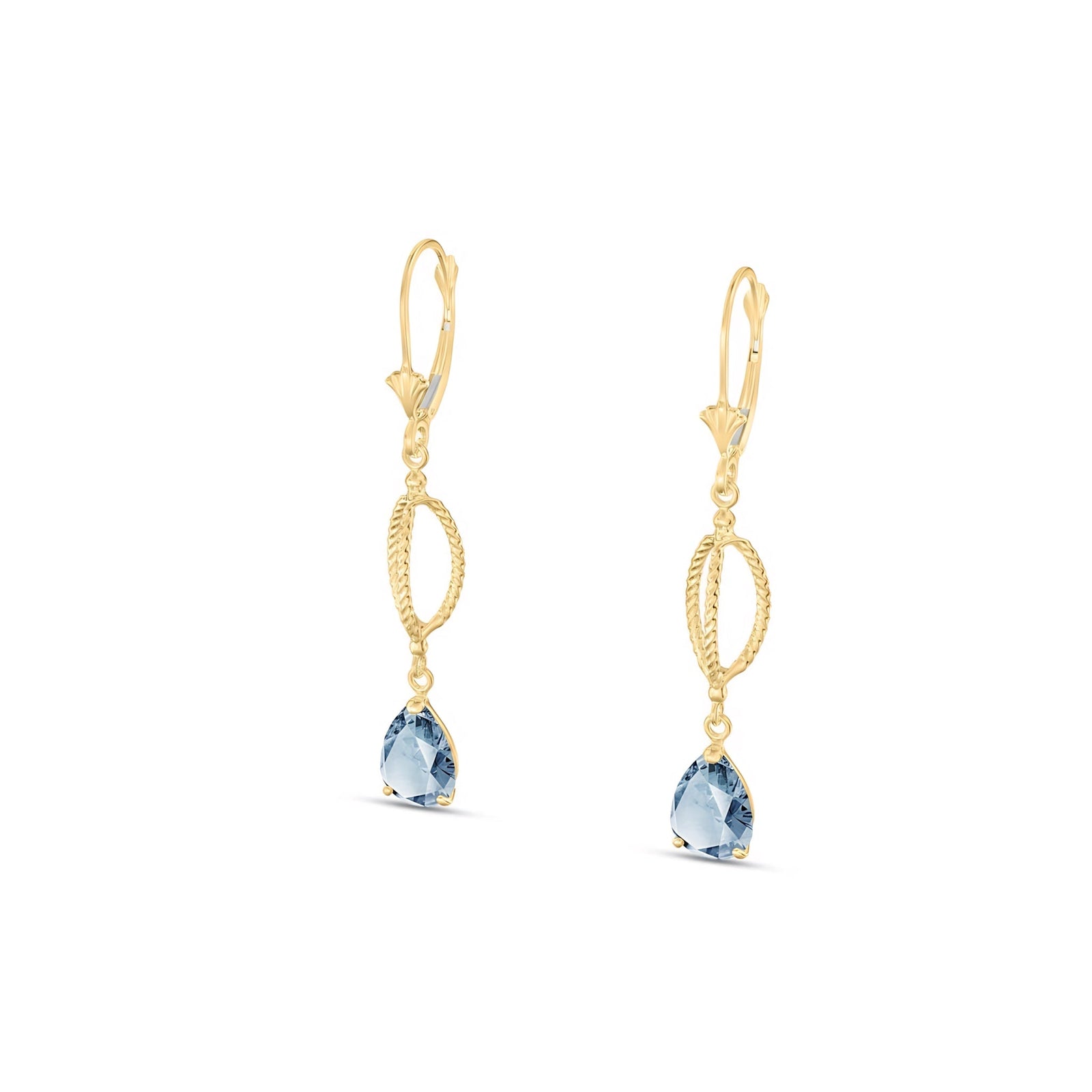 Yellow Gold Heritage Earrings Citrine 10K — Carolina