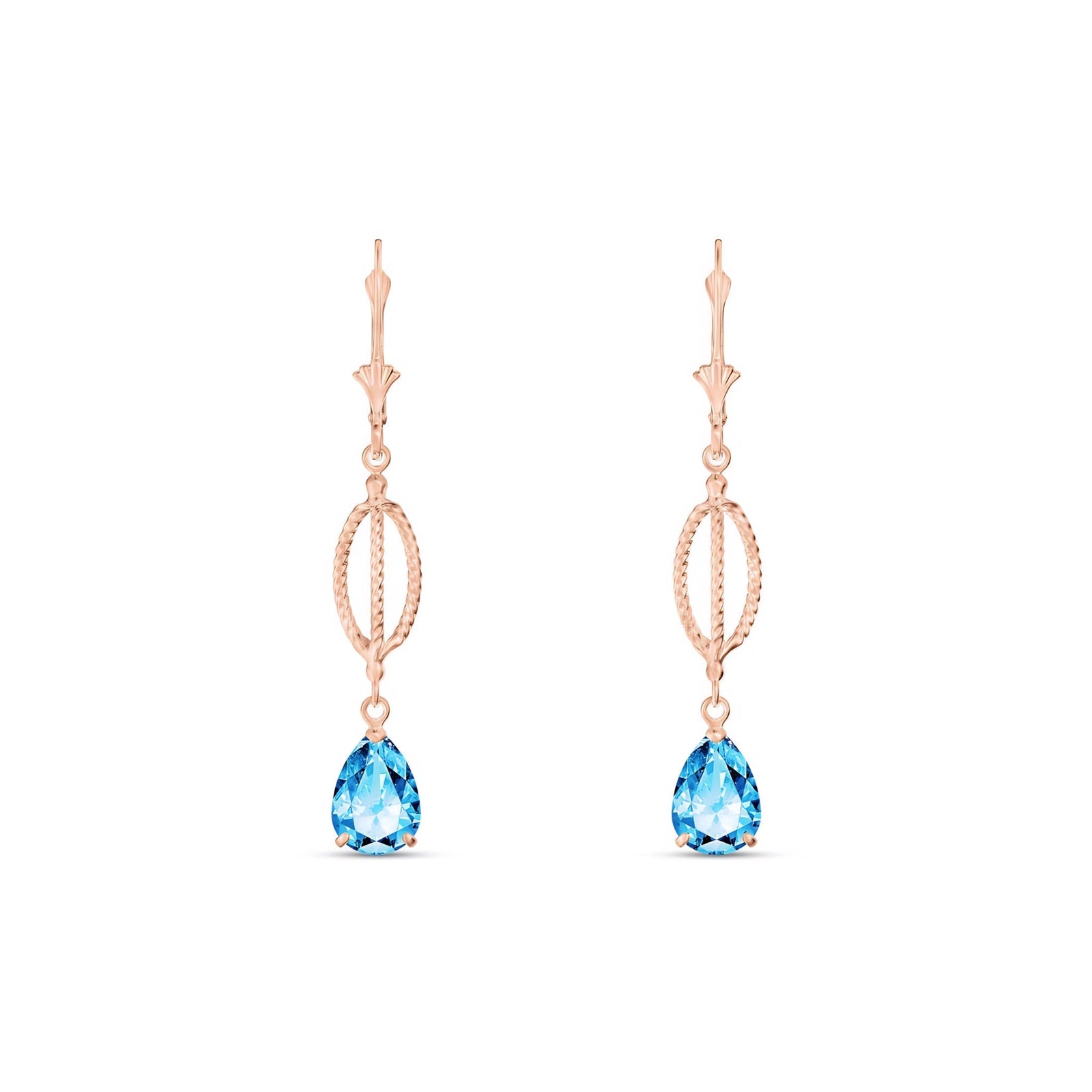 Rose Gold Heritage Earrings Peridot 10K — Carolina