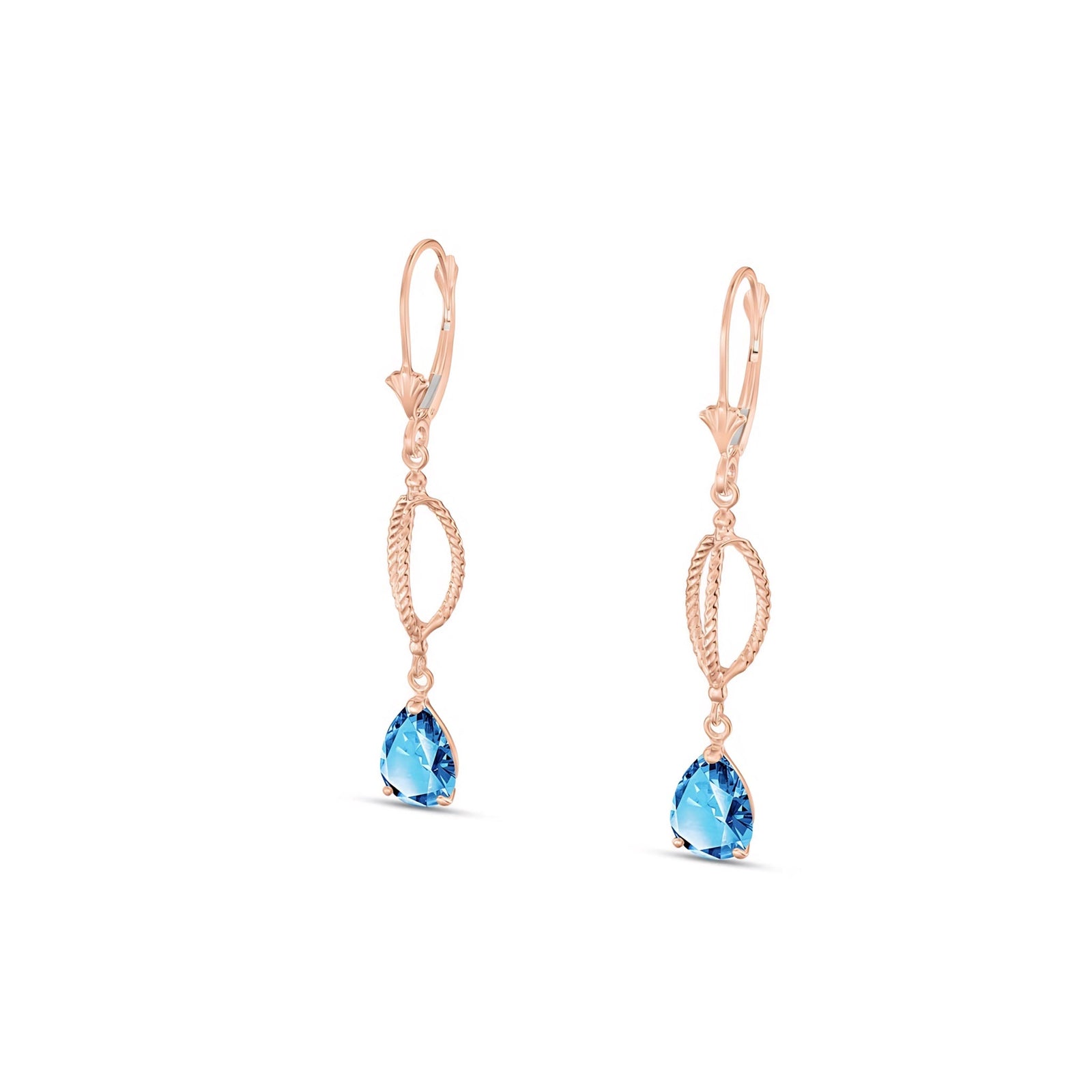 Rose Gold Heritage Earrings Peridot 10K — Carolina