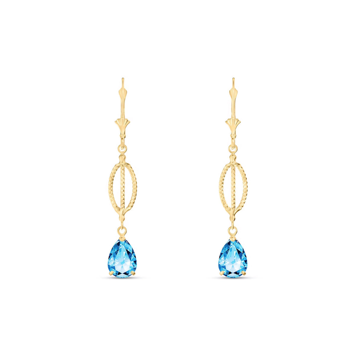 Yellow Gold Heritage Earrings Peridot 10K — Carolina