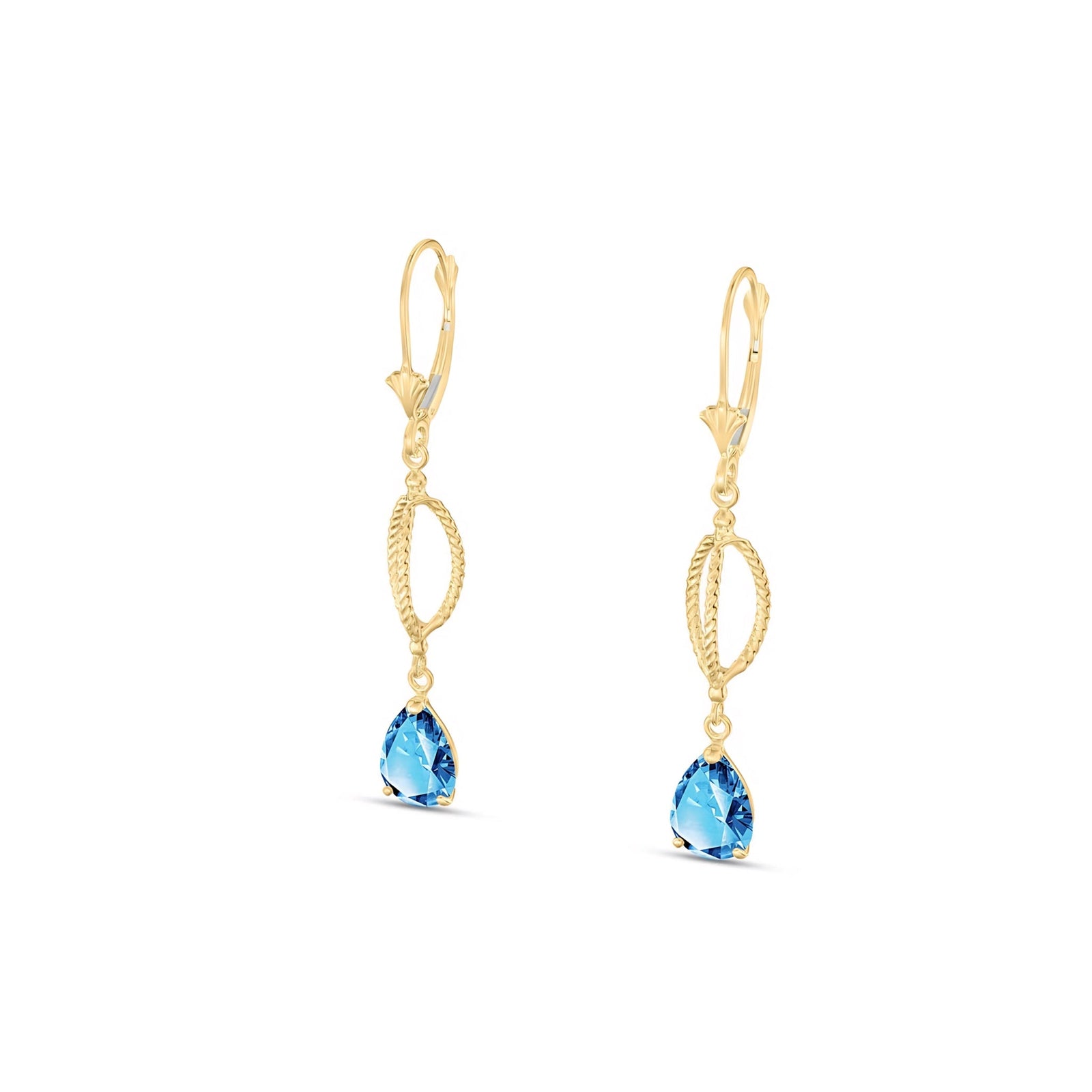 Yellow Gold Heritage Earrings Peridot 10K — Carolina