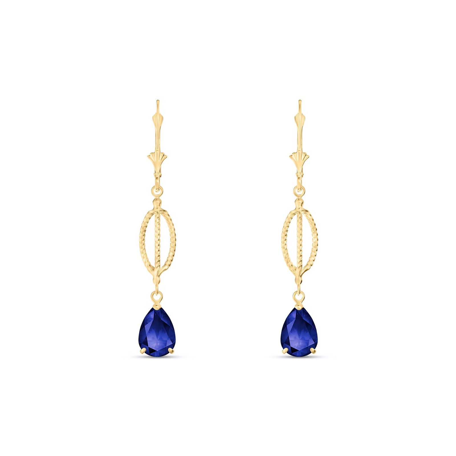 Yellow Gold Heritage Earrings Emerald 10K — Carolina