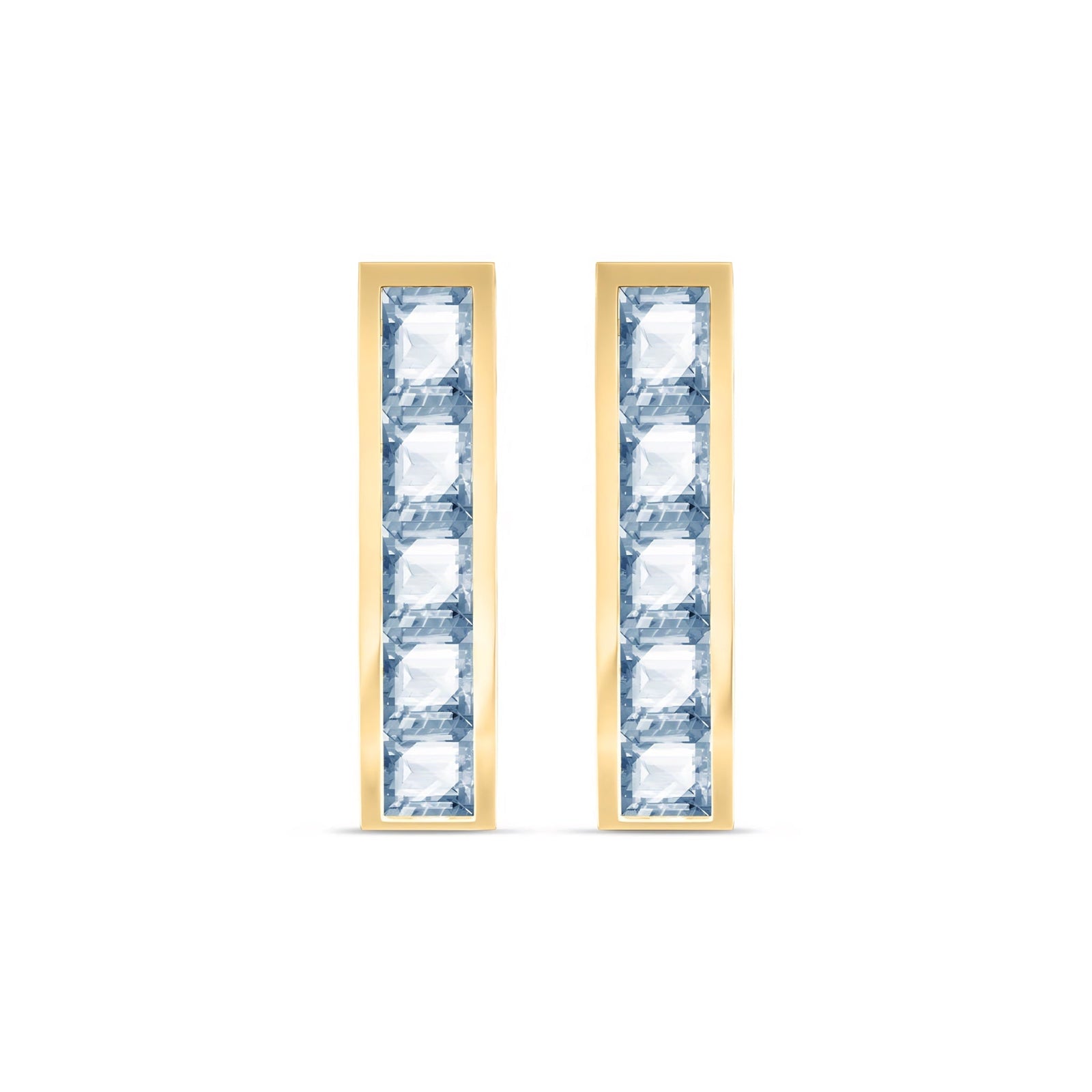 Yellow Gold Bloom Earrings Peridot 10K — Paola