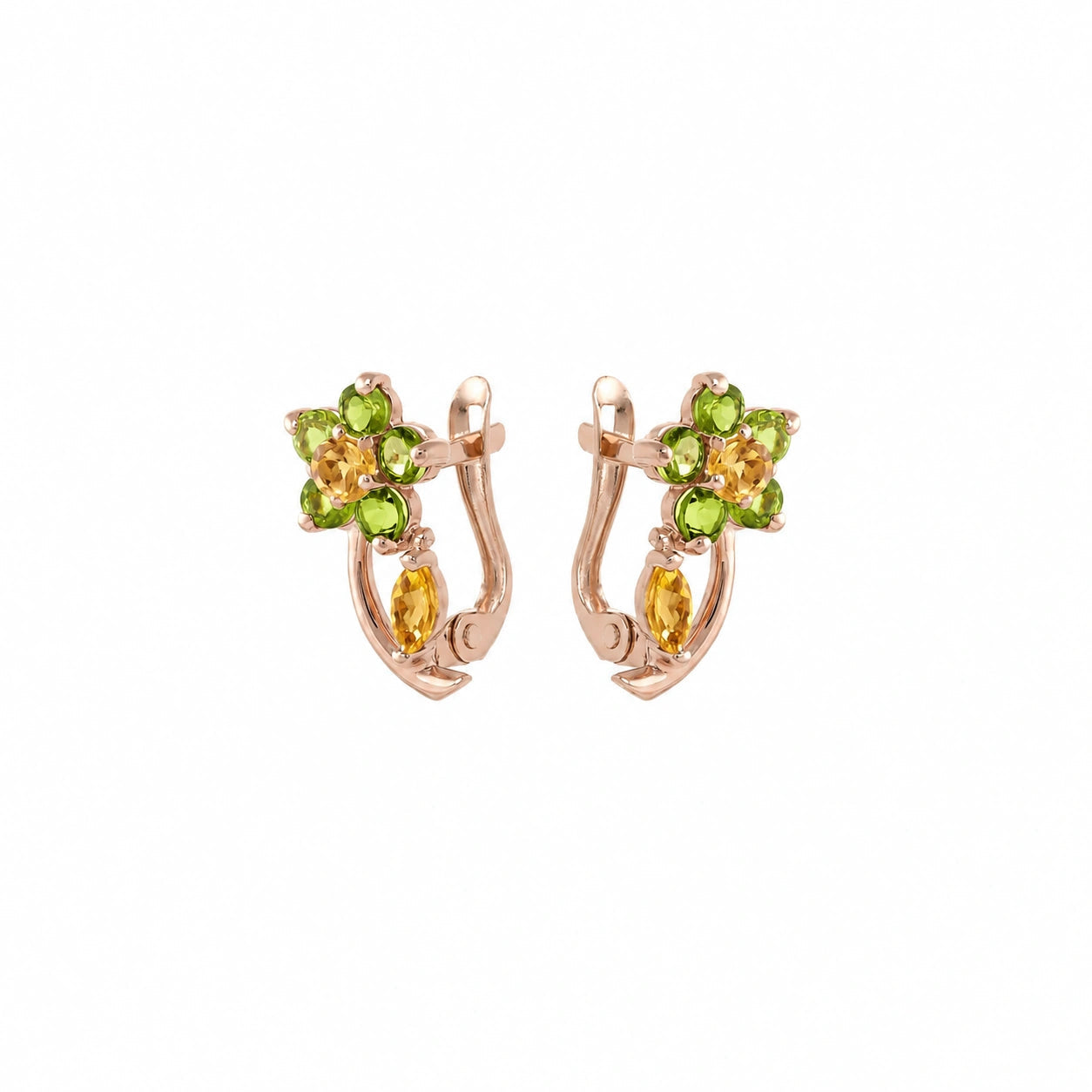 Rose Gold Peridot & Citrine — Mariacalliope
