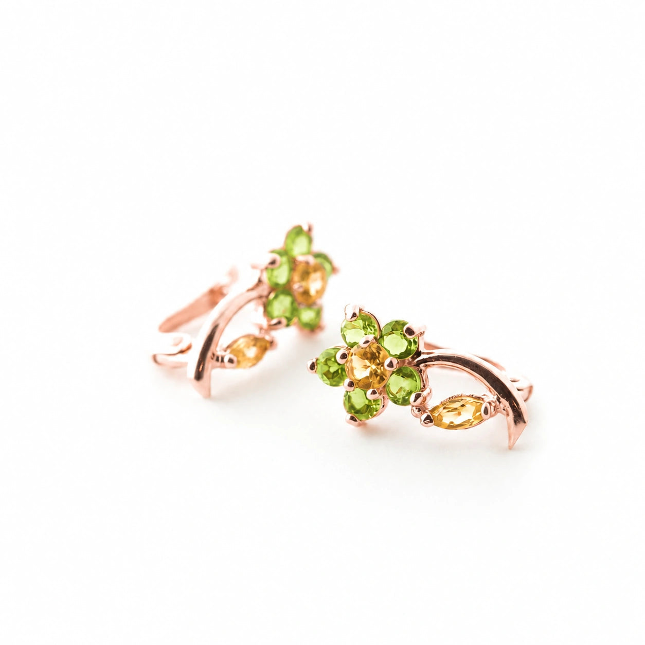 Rose Gold Peridot & Citrine — Mariacalliope