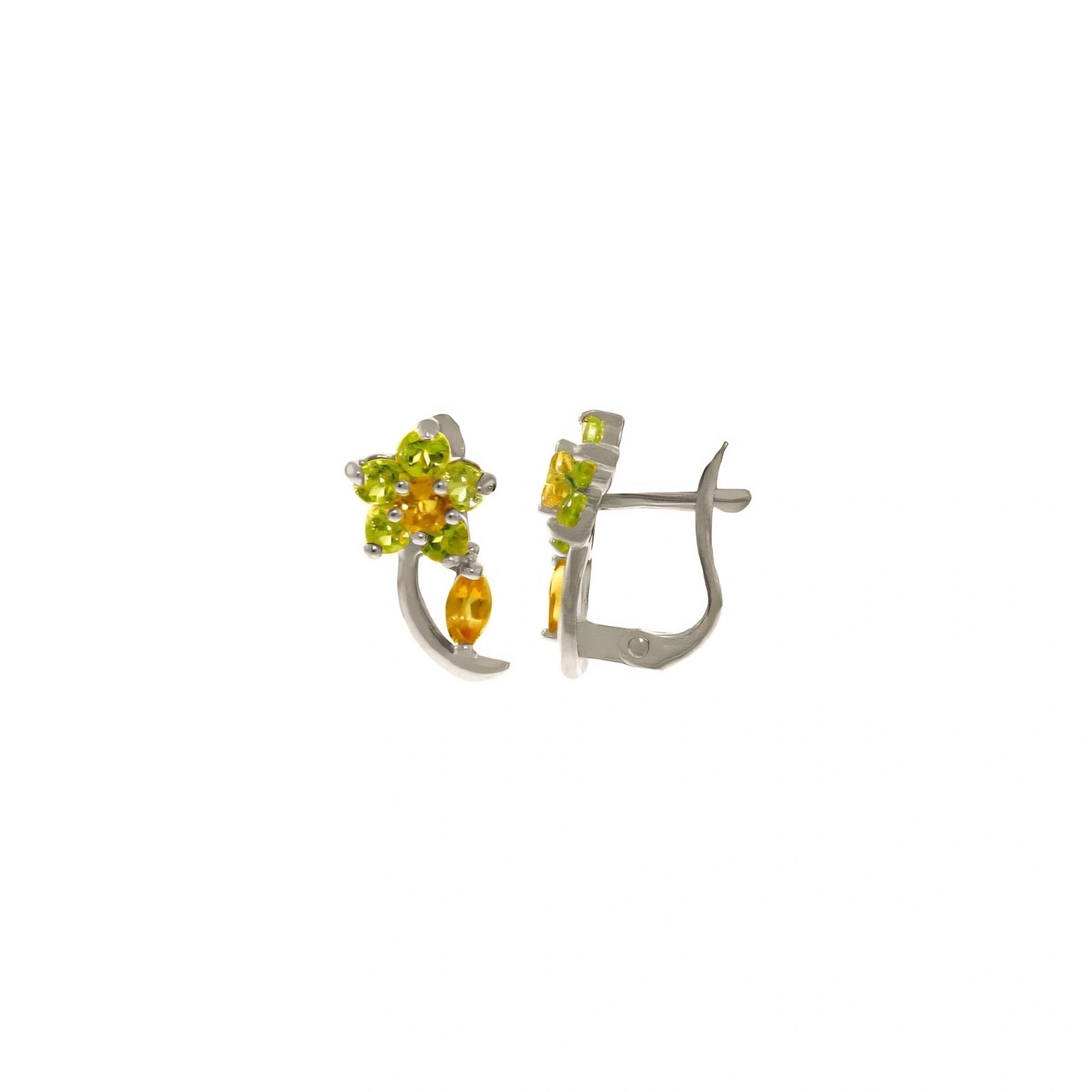 White Gold Peridot & Citrine — Mariacalliope
