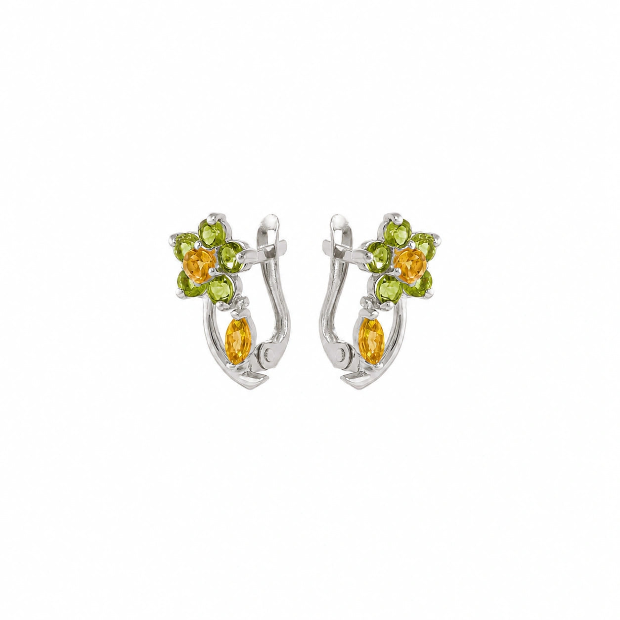 White Gold Peridot & Citrine — Mariacalliope