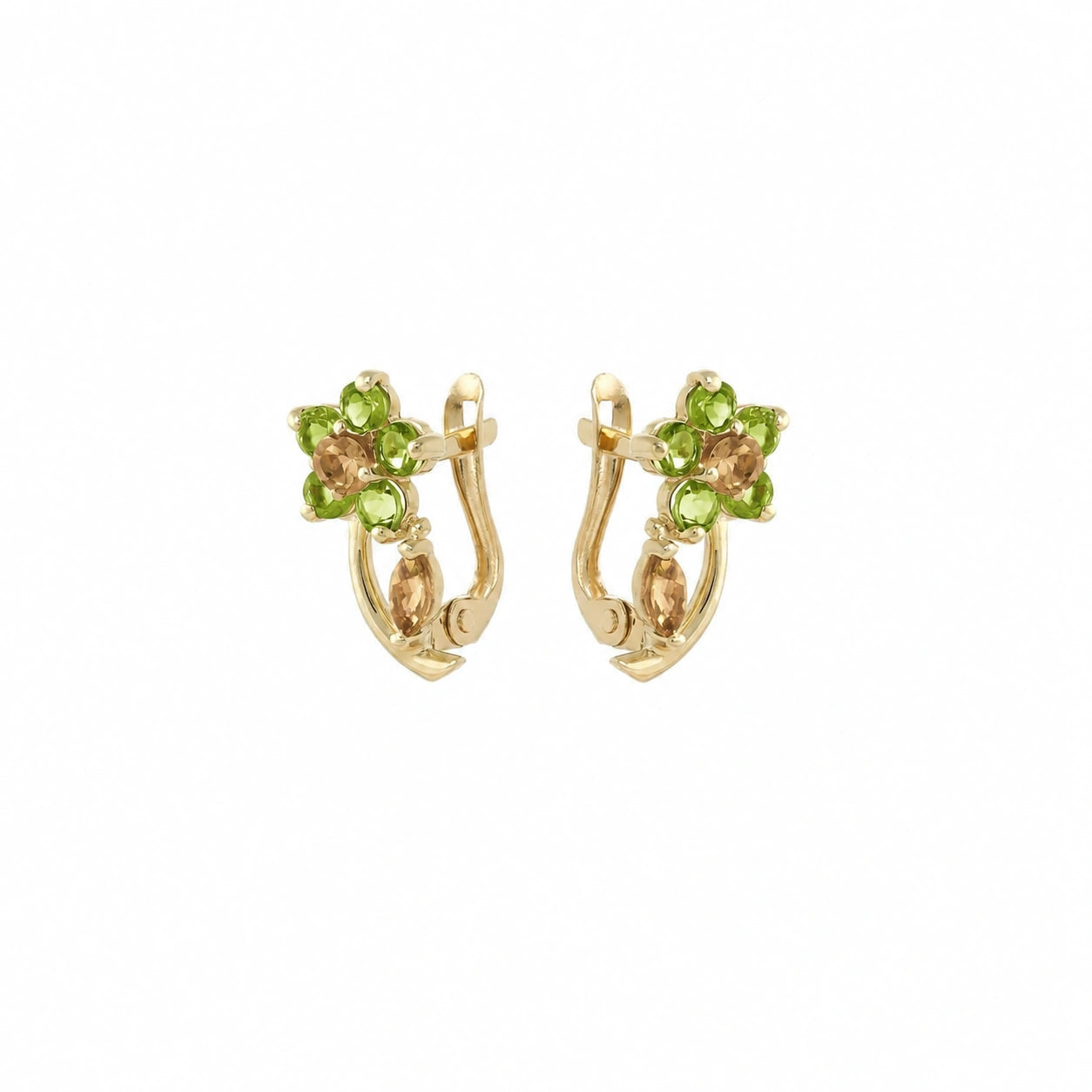 Yellow Gold Peridot & Citrine — Mariacalliope