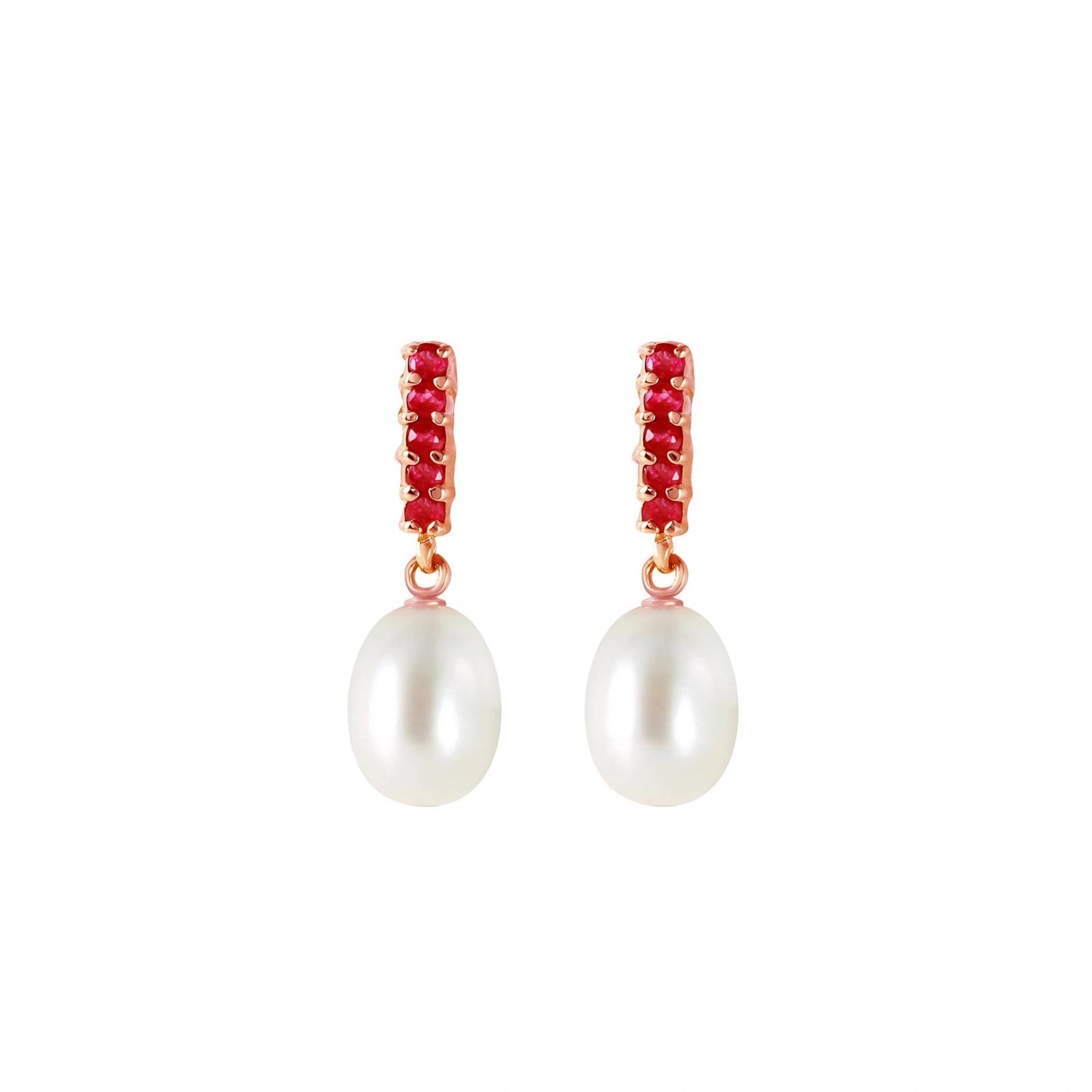Rose Gold Pearl & Ruby — Mariacamelia