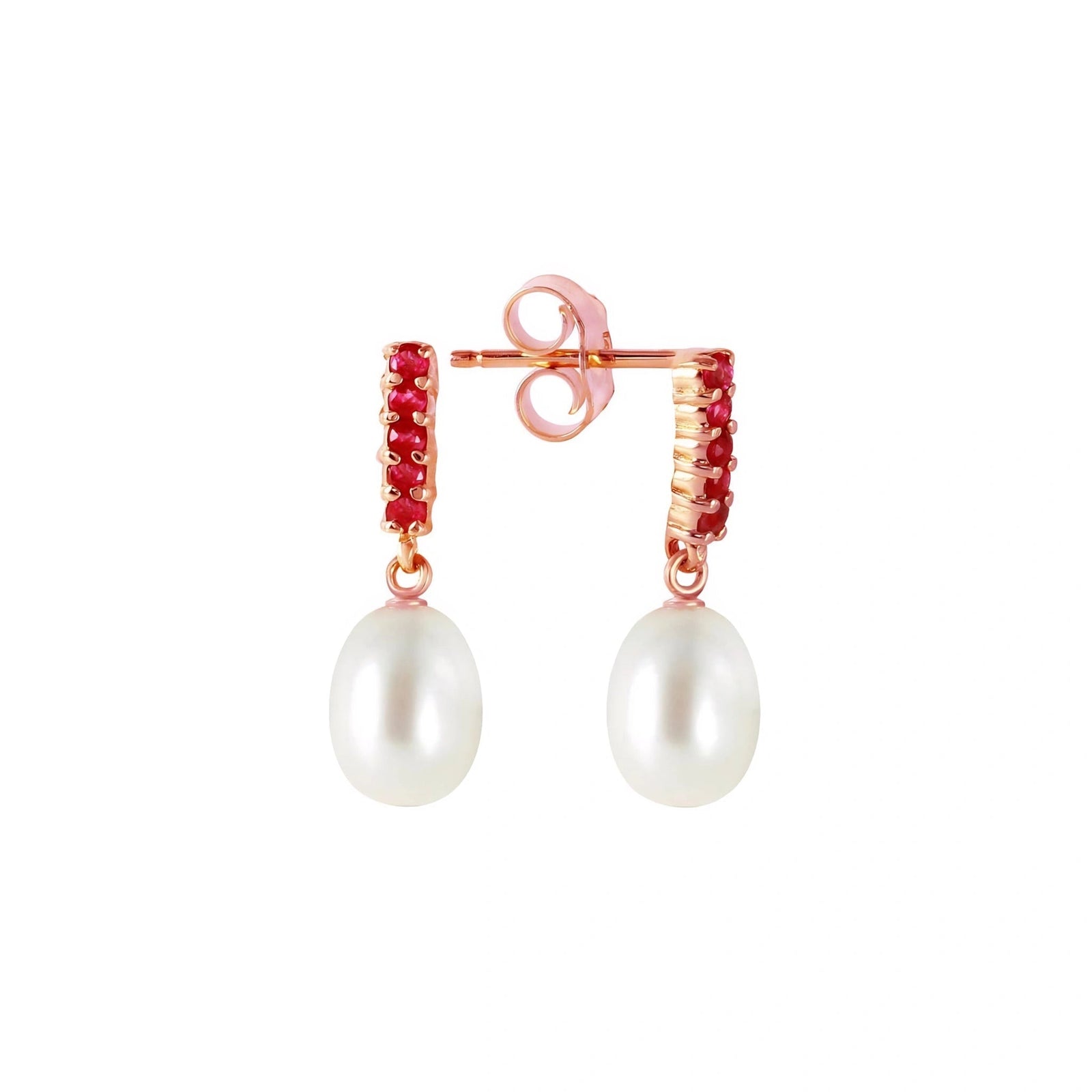 Rose Gold Pearl & Ruby — Mariacamelia