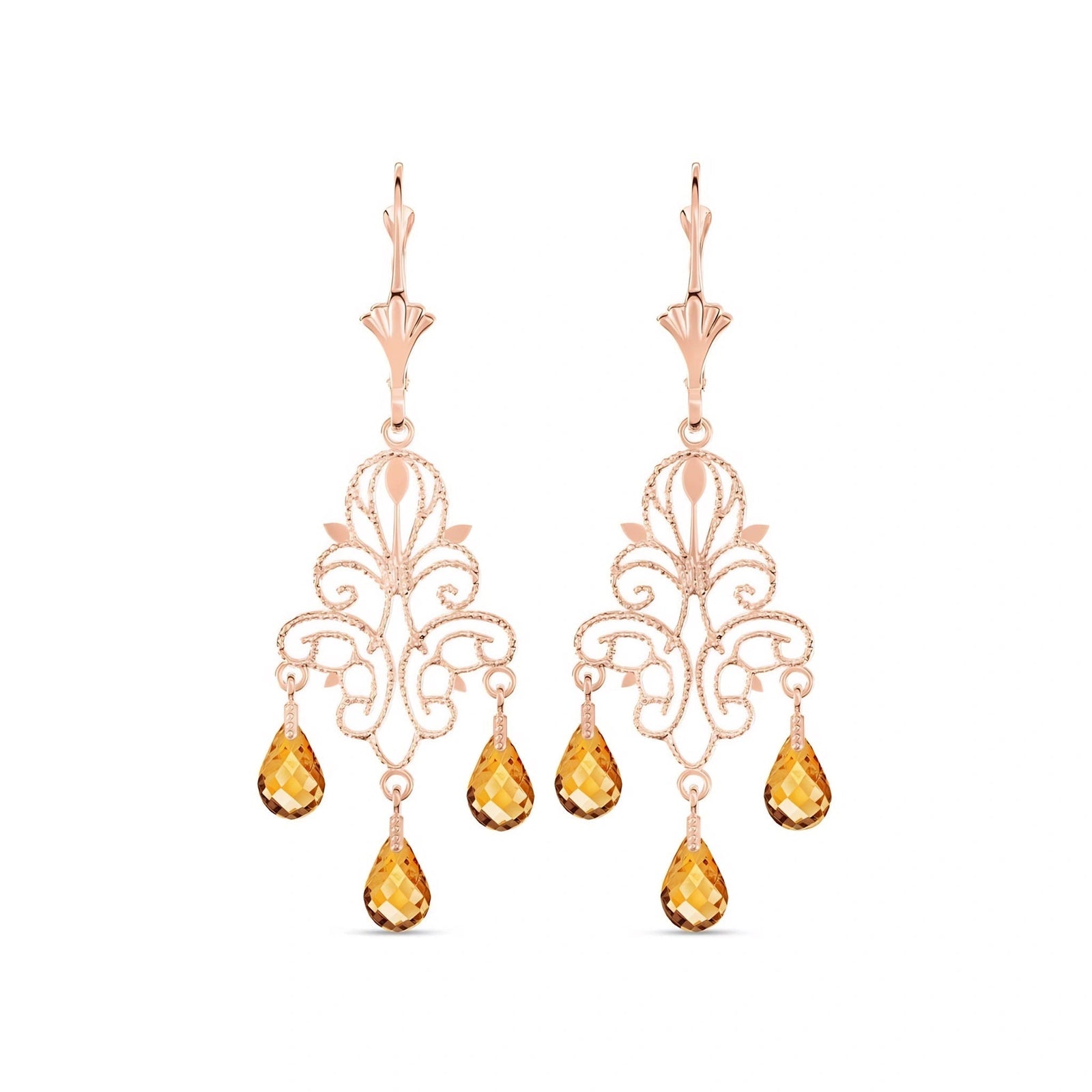 Rose Gold Citrine — Mariacamilla
