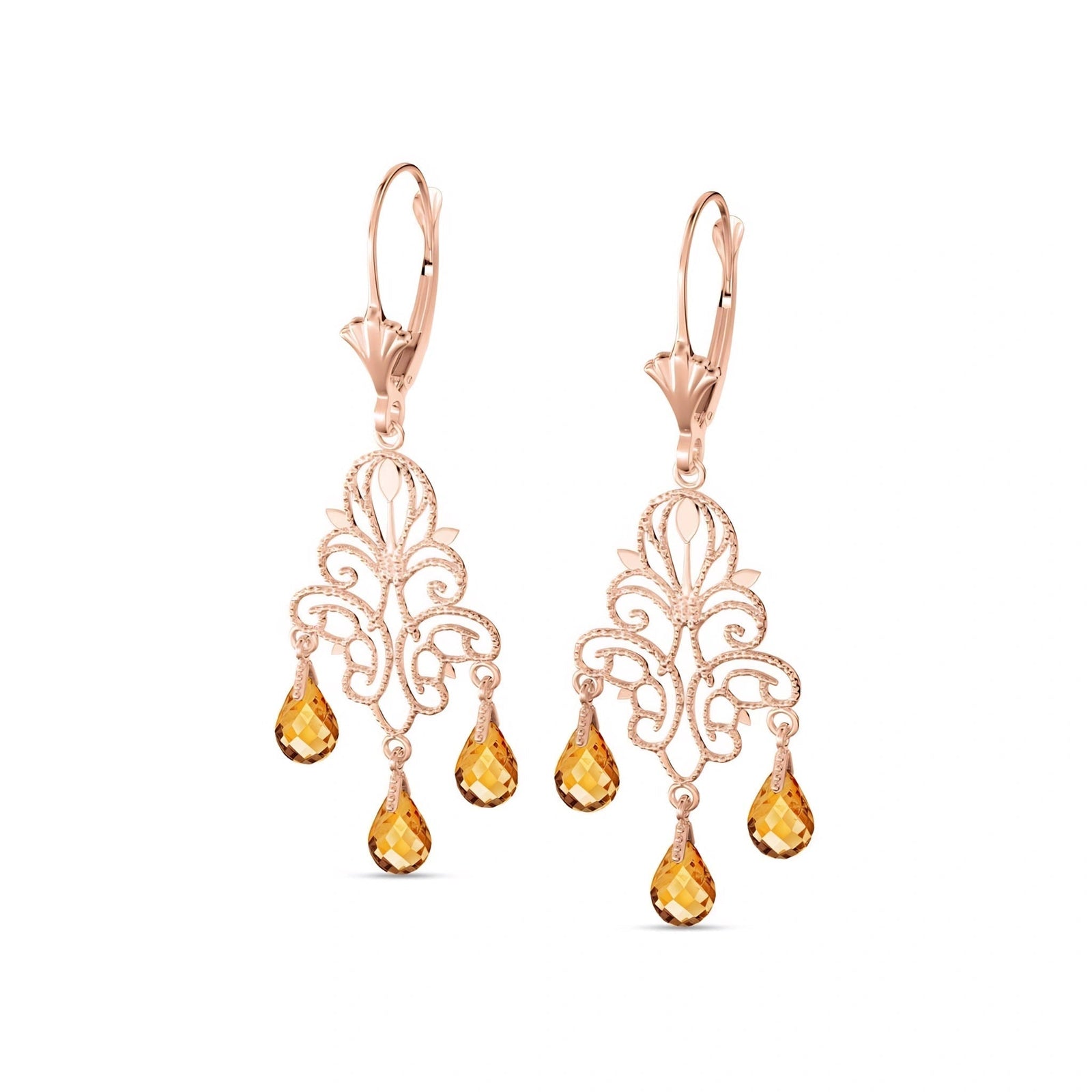 Rose Gold Citrine — Mariacamilla