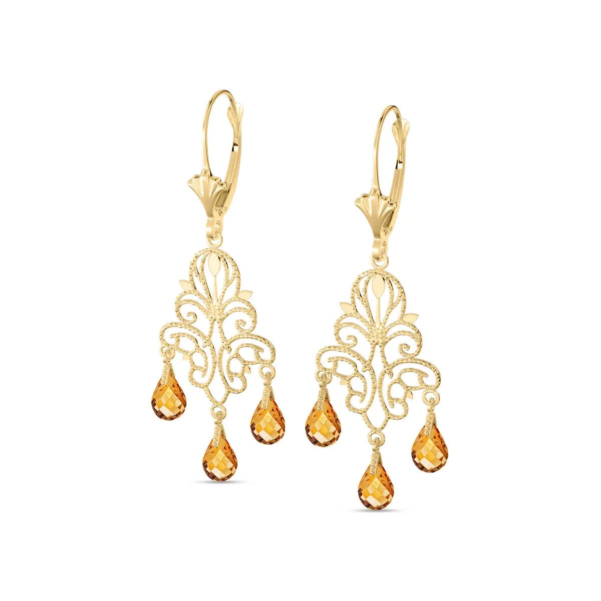 Yellow Gold Citrine — Mariacamilla